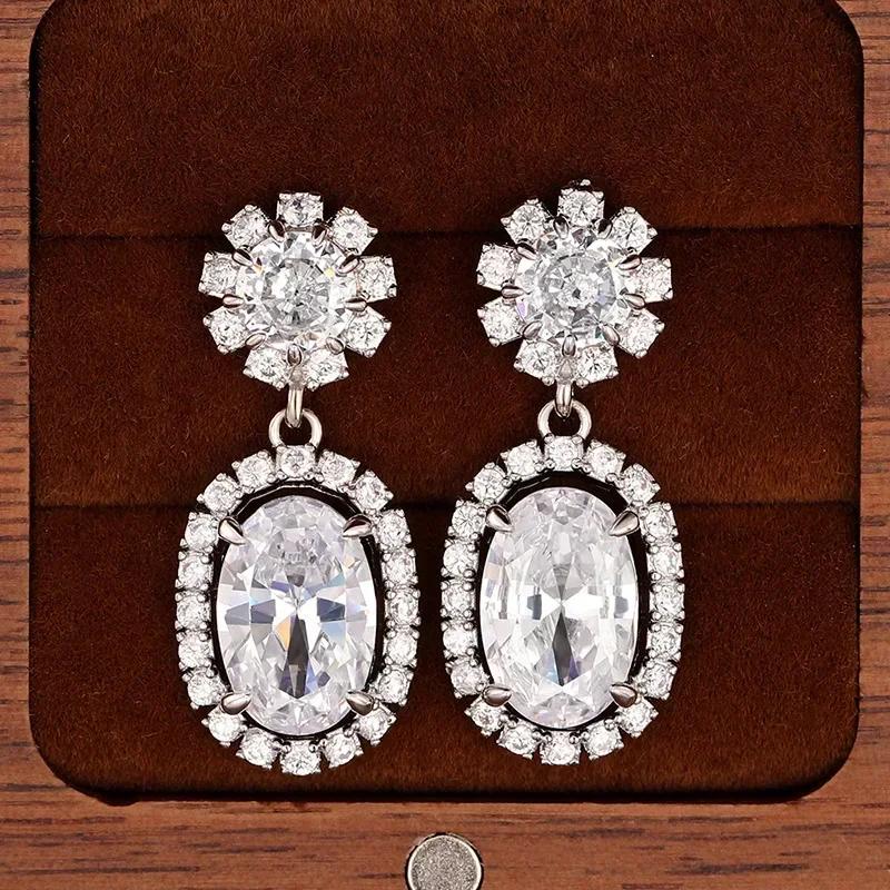 Роскошные квадратные серьги-подвески с зеленым кристаллом кубического циркония, изысканные, модные, свадебные украшения для женщин