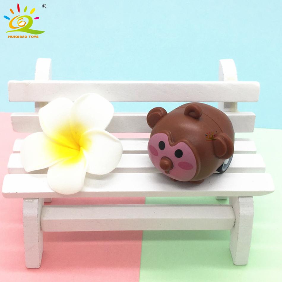 Набор из 6 предметов, милые мультяшные животные, мини-автомобили, модель грузовика, развивающая детская игрушка в подарок для детей, мальчиков