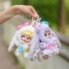 Милая плюшевая модная игрушка длинноухий кролик кукла кролик большеглазая девочка подвеска для супермаркета брелок декорация для сумки