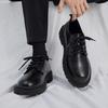 Business Leather Shoes Men's New Summer Youth Student Platform Suit Men's Casual Trendy Shoes
