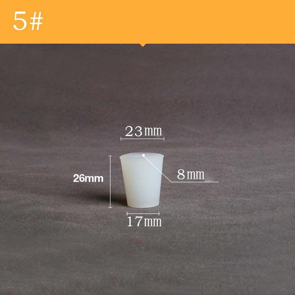 Hollow Water Pipe Wide Mouth Bottle Silicone Fermenter Cover Silicone Plug Test Tube Bottle Stopper