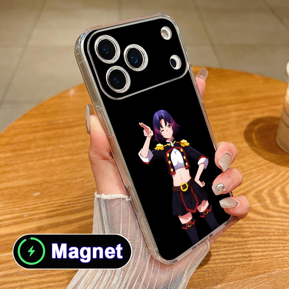 Mato seihei Yakumo Ezo Прозрачный ТПУ Magsafe Чехол для мобильного телефона для iPhone 17 16 15 14 13 12 11 Air Pro Max Plus Mini Цветная крышка