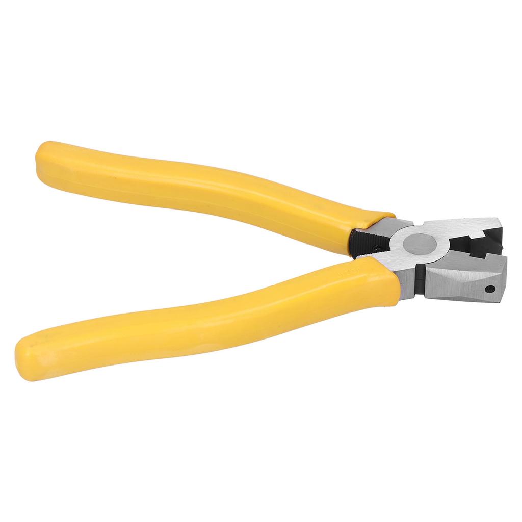 7.9in Stainless Steel Flanging Pliers Triangular Right Angle Seaming Pliers with AntiSlip Handle