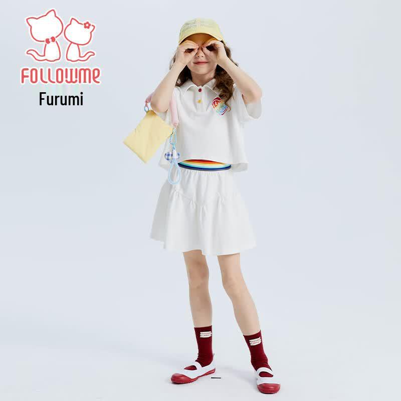 Fulomi Girls' Summer Cool Sport Skirt Set