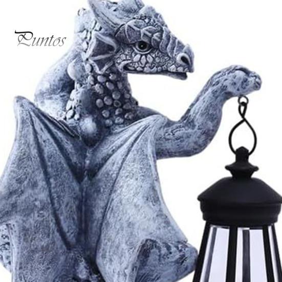 Обнимашка в виде драконьего дерева с солнечным фонарем, устойчивая к погодным условиям, садовая дорожка, патио, газон, смоляная фигурка дракона, украшение, статуэтка