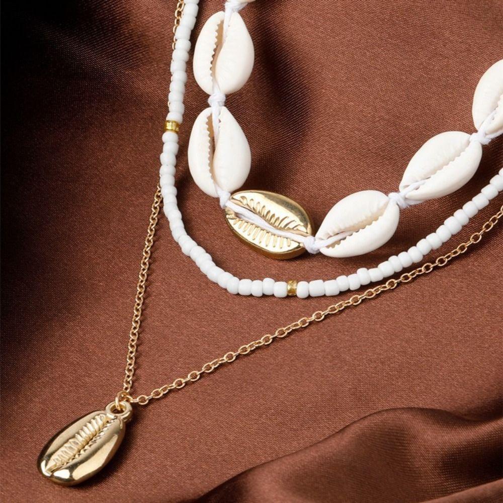 Bohemian Style Necklace Bead Choker Necklace Fashion Clavicle Chain