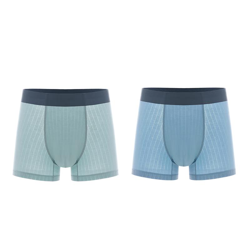 PurCotton Мужские ультратонкие антибактериальные трусы-боксеры, 2 шт.