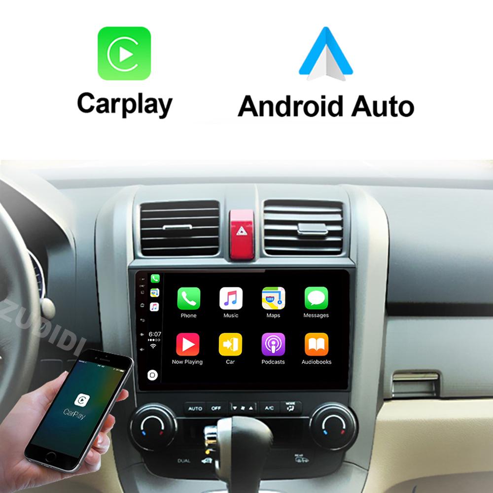 Автомагнитола Android 16 для Honda CR-V 3 RE CRV 2007-2011 Мультимедийный видеоплеер 2 DIN Навигация GPS Carplay DVD Головное устройство