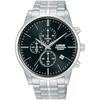 Montre - LORUS - RELOGIO - Acier - Noir - Étanchéité 5 ATM