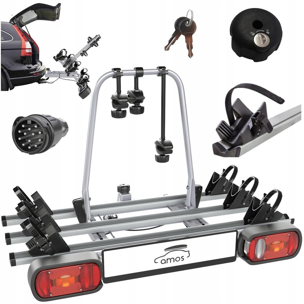 Amos Giro 3 Bike Platform for 3 Bikes 13 PIN