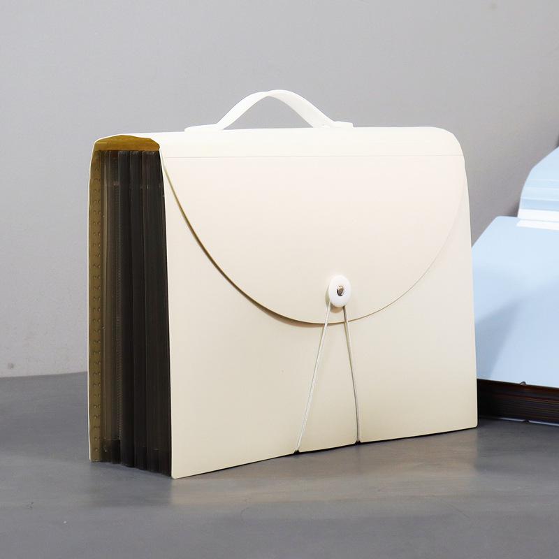 Портативная многослойная папка-гармошка формата А4 - Большая вместимость для офиса и студентов