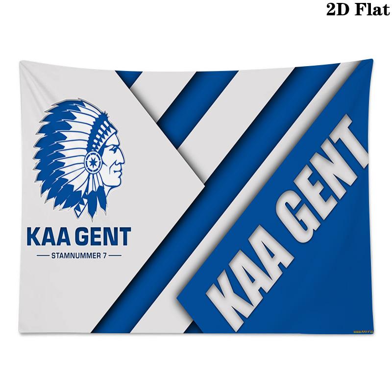 KAA Gent Football Club Pattern Home Decor Tapestry, Wall Hanging, Decorative RV Wall Cloth.XGT0914334