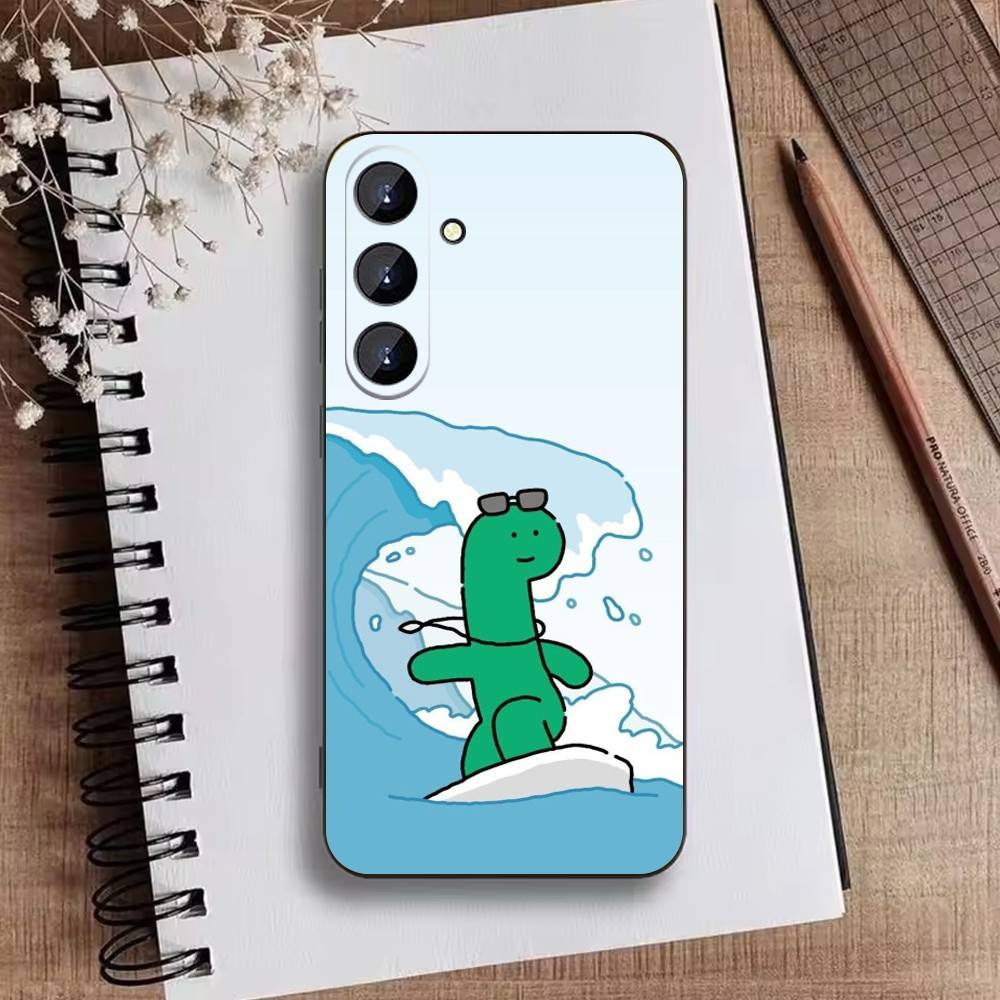 Cute cartoon J-Jurassic Phone Case For Samsung Galaxy A73,A72,A71,A70,A52,A51 Others Soft Black Cover