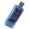USB тестер ток напряжение емкость время мощность Вт температура дисплей USB вольтметр синий