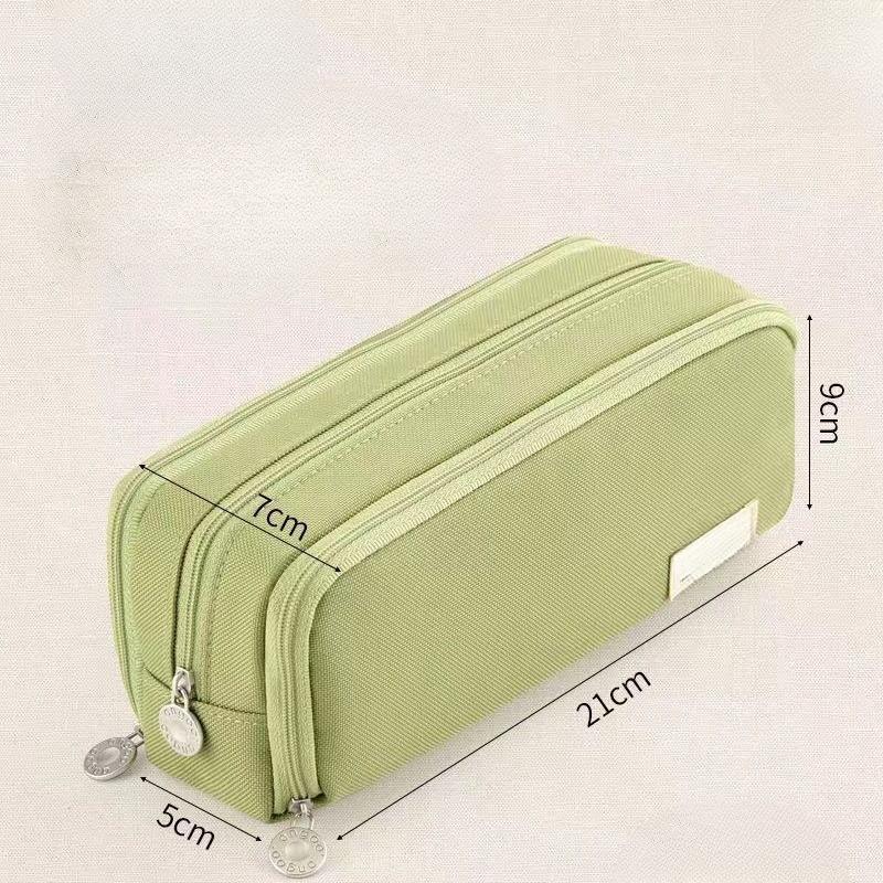 Пенал большой емкости, большая сумка-карандаш для хранения, сумка-маркер, 3 отделения, канцелярские принадлежности, чехол для ручек, держатель для взрослых, офисный органайзер, подарки