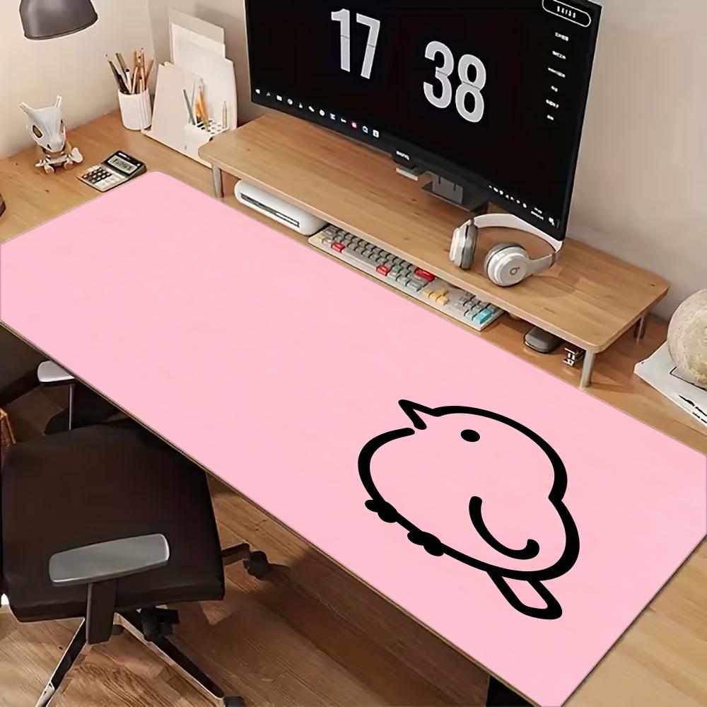 Cute Chicken Graffiti Mouse Pad Large Computer Office Game Table Mats Rubber Anti-slip Gaming Keyboard Mousepads Long Desk Pads