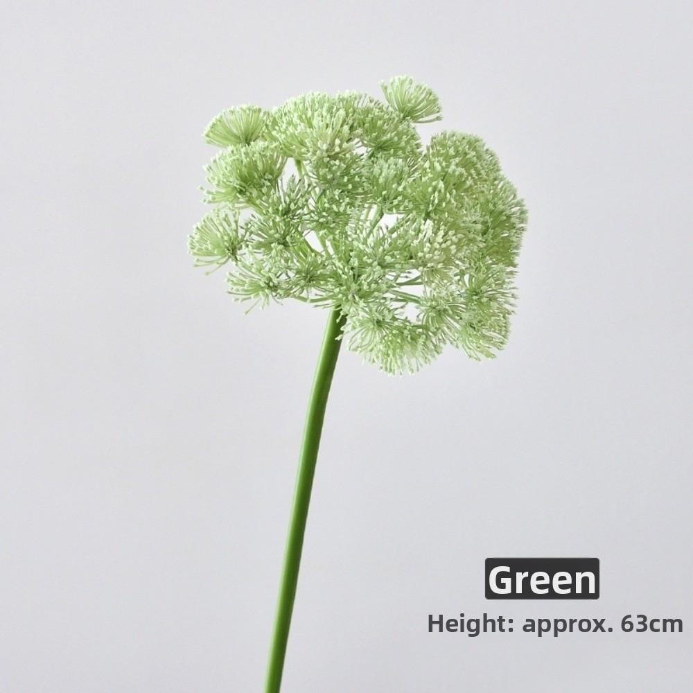 Simulation Fake Onion Flower Green Artificial Faux Dandelion Plants  Home Decor