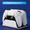 Зарядное устройство-подставка для PS5 PlayStation для PlayStation 5 Dual Sensor Edge RGB-режим Быстрая зарядная станция с кабелем