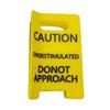 1/2Pcs Overstimulated Warning Sign Hair Claw Strong Grip Thick Hair Funny Yellow Caution Hair