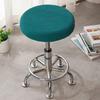 Thickened Bar Stool Cover Solid Color Stool Cushion Cover Soft Round Chair Cover