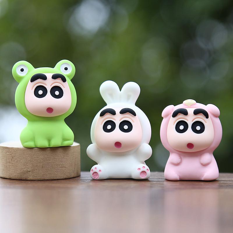 Anime Crayon Shin Chan Action Figure Model Cartoon Doll Decorations Desktop