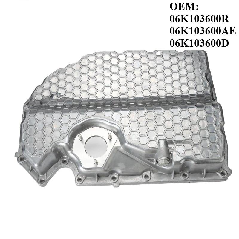 Oem 06k103600r 06k103600ae 06k103600d Car Aluminium Lower Engine Oil Pan For 2015-2018 Vw Golf Gti A3 S3 1.8l 2.0l