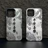 Чехол для телефона 'Китайский Дракон с Пинь Ань Си Лэ Арт' для серий iPhone 17 16 15 14 13 12 11 Pro Max Plus Двойная защита