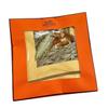 HERMES CASSE NOISETTE (Nutcracker) scarf yellow Women Calle 90 used