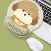 Anti-Slip Puppy Mouse Pad Cartoon Wrist Rest Pad Mouse Pad with Wrist Rest  Laptop Accessory