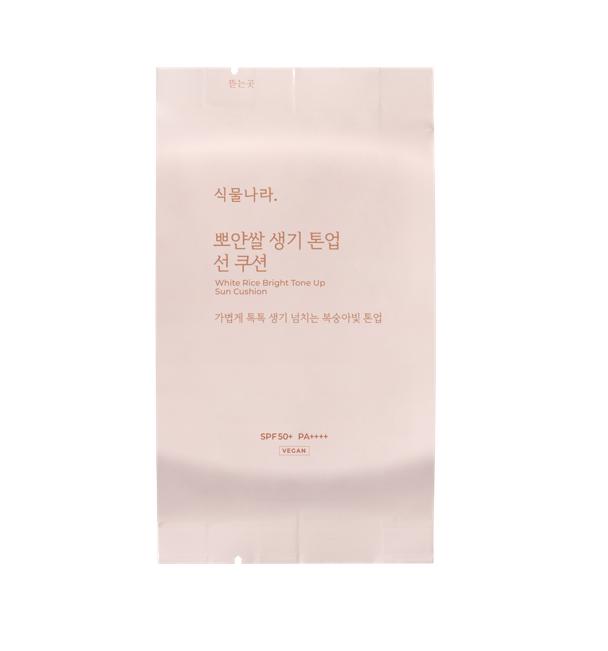 Shingmulnara Солнцезащитный кушон для выравнивания тона кожи с белым рисом (Выберите 1 из 4)