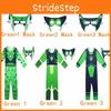Wild Kratts Creature Power Suit Costume For Kids With Green Navy Jumpsuit And Mask