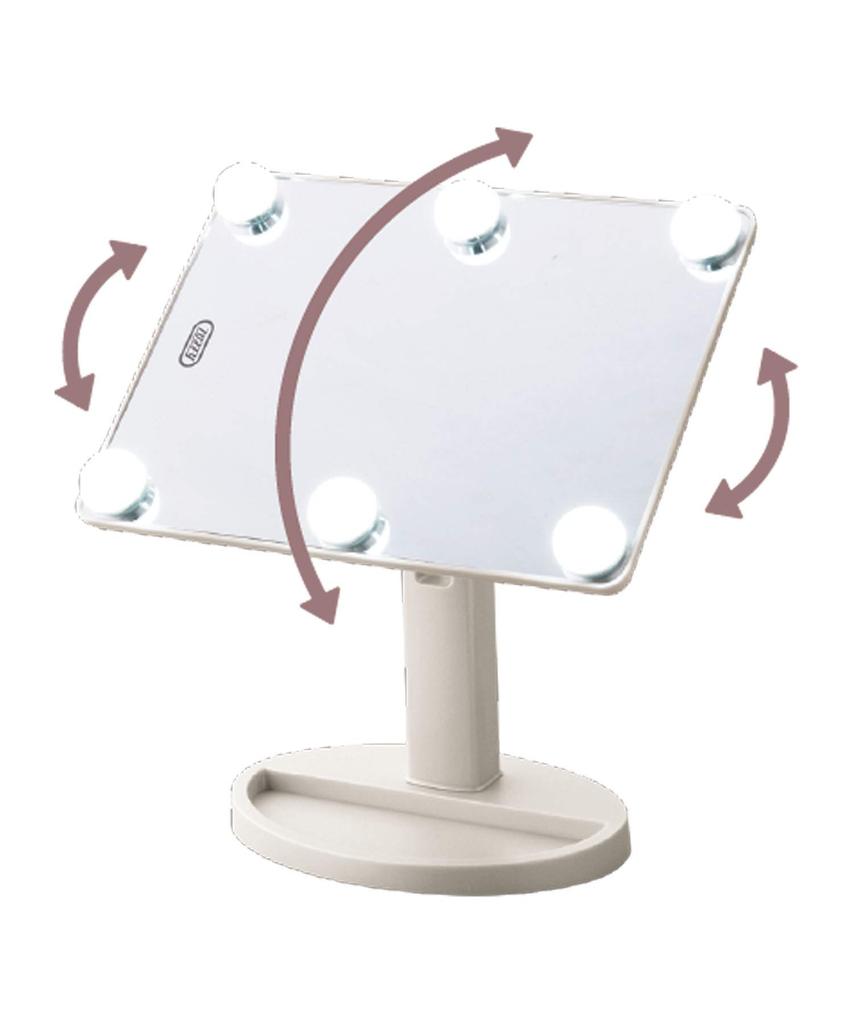 Hollywood Style Mirror [Toffy Beauty] TB06-LM1 (Pink)