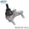 2PCS 1K0407365C 0407365B Suspension Control Arm Ball Joint For VW Golf MK6 GTI Tiguan Touran Passat CC Sciricco 1K0 407 366 C