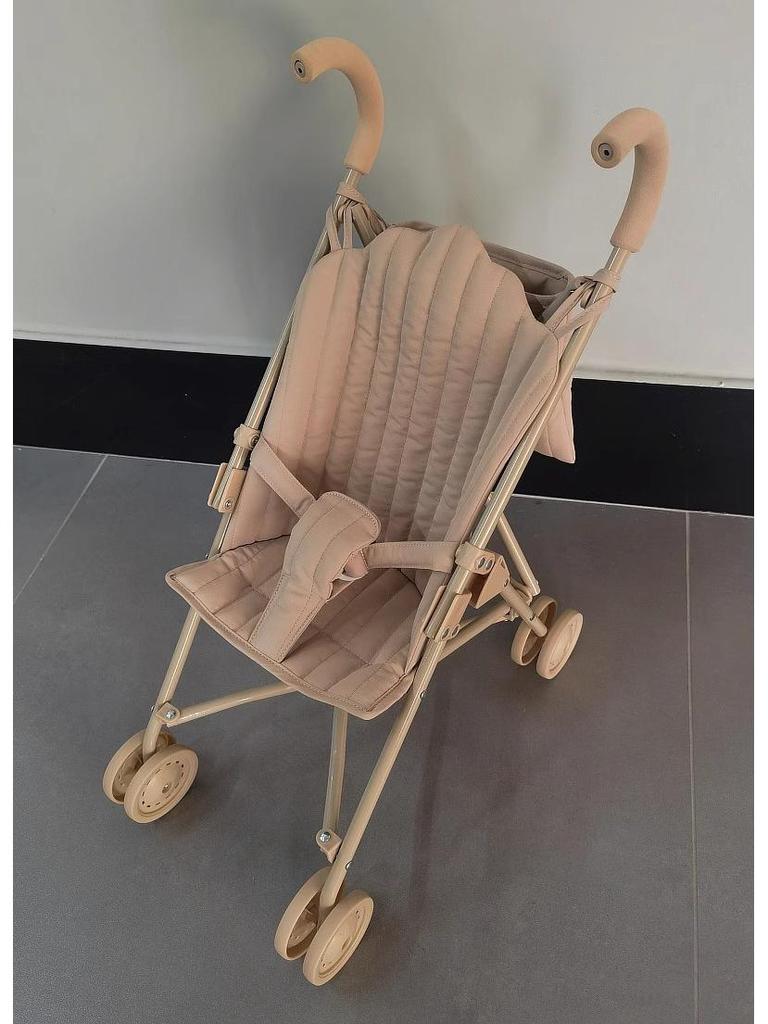 Nordic Style Children's Role-Playing Floral Doll Stroller from Denmark