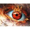 5D алмазная живопись сезон алмазная мозаика огненный глаз полная круглая алмазная вышивка горный хрусталь изображение