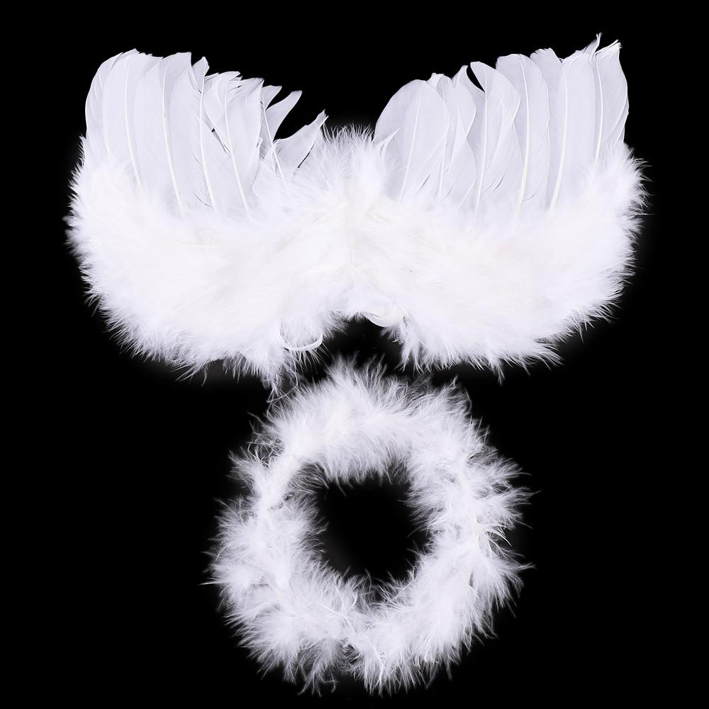 New Hot Cute Party Wings White and Angel For Feather Kids Decoration