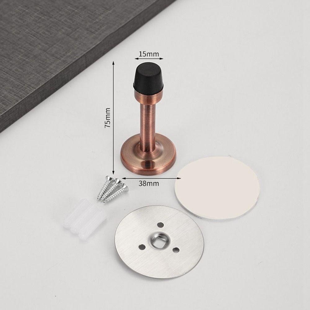 Noise Canceling Door Crash Pad Stainless Steel Door Holder Durable Door Stopper Home