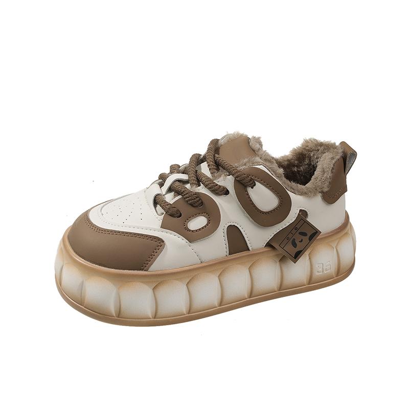 Модные толстые кроссовки в стиле бисквитного торта, новые трендовые цветные кроссовки, студенческие, корейские, универсальные, на плоской подошве, женские, эстетичные, кавайные кроссовки