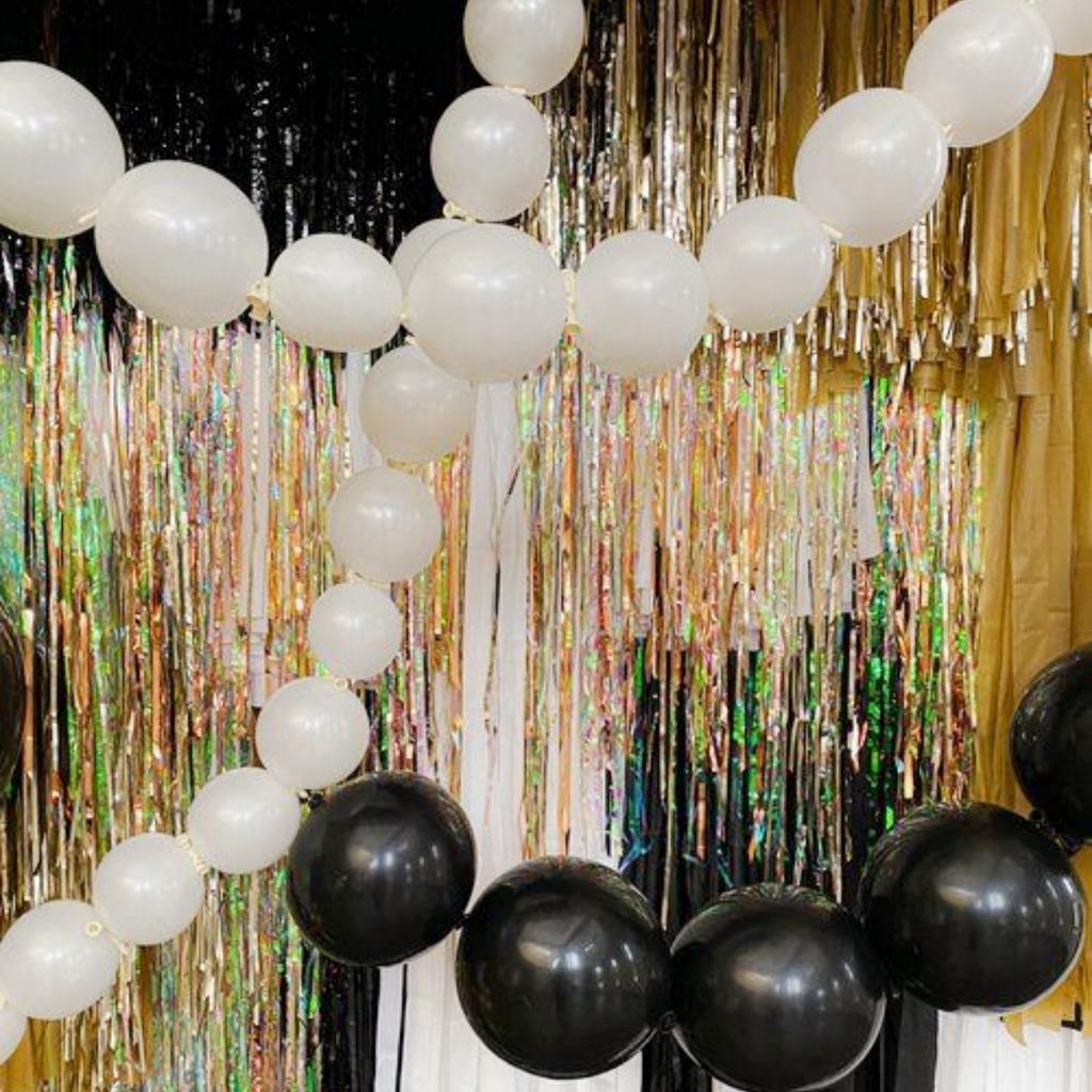 100 шт., одноцветный воздушный шар, цепочка для воздушных шаров «сделай сам», шарик Линколона, игольчатый хвост, цепочка для воздушных шаров на день рождения, выпускной, юбилей, вечерние украшения