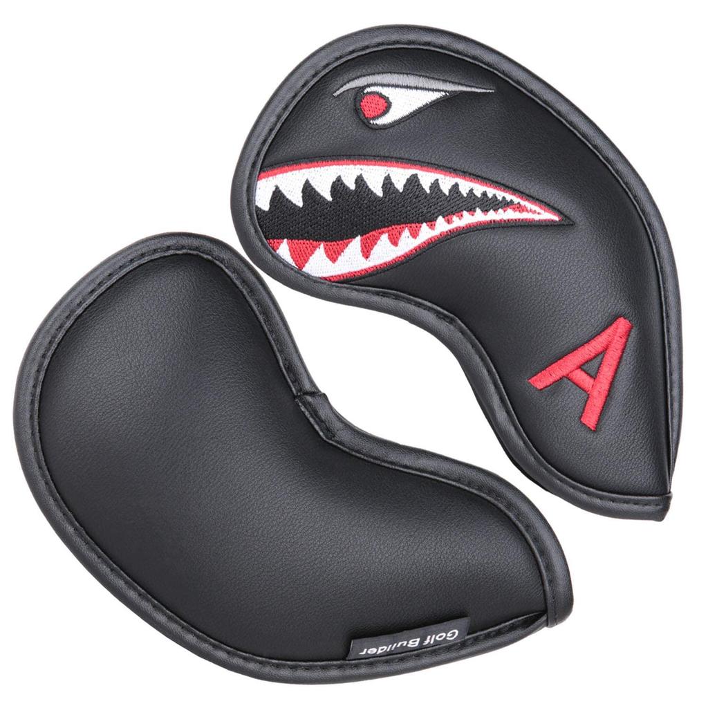 Чехол для гольф-головки Чехол для дерева Чехол для драйвера 440 куб. см Чехол для 460 куб. см Утилитарный чехол для паттера Чехол для молотка Штифтового типа Железный чехол Водонепроницаемый Рисунок акулы Конверсия