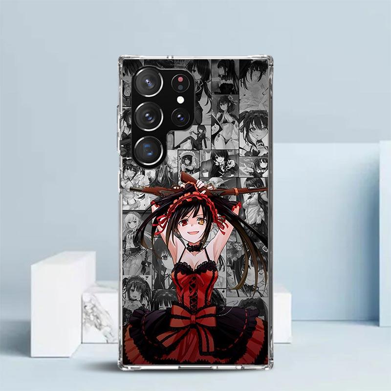 Date A Live Токисаки Куруми Мягкий чехол для Samsung Galaxy S25 Edge S26 S24 S23 Ultra Чехол для телефона S22 S21 Plus S20 FE Печатный узор