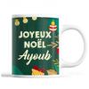 Mug - Noël Ayoub Green - Ceramic - Printed Front/Back - Secret Santa Gift Idea