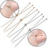 5Pcs Gold Necklace Extender Silver Hand Bracelet Extensions  Necklace Adjustment Accessories