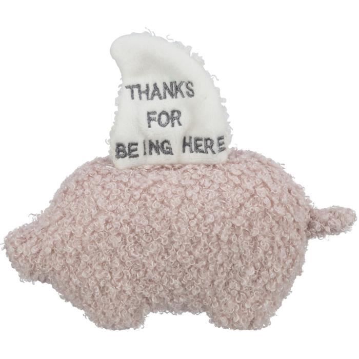 Jouet peluche - Trixie - Cochon - Rose - Pack de 3 - Durable et amusant