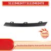 BMW 5 Series G30 Fog Light Frame Trim In Gloss Black (51119463477/51119463478).
