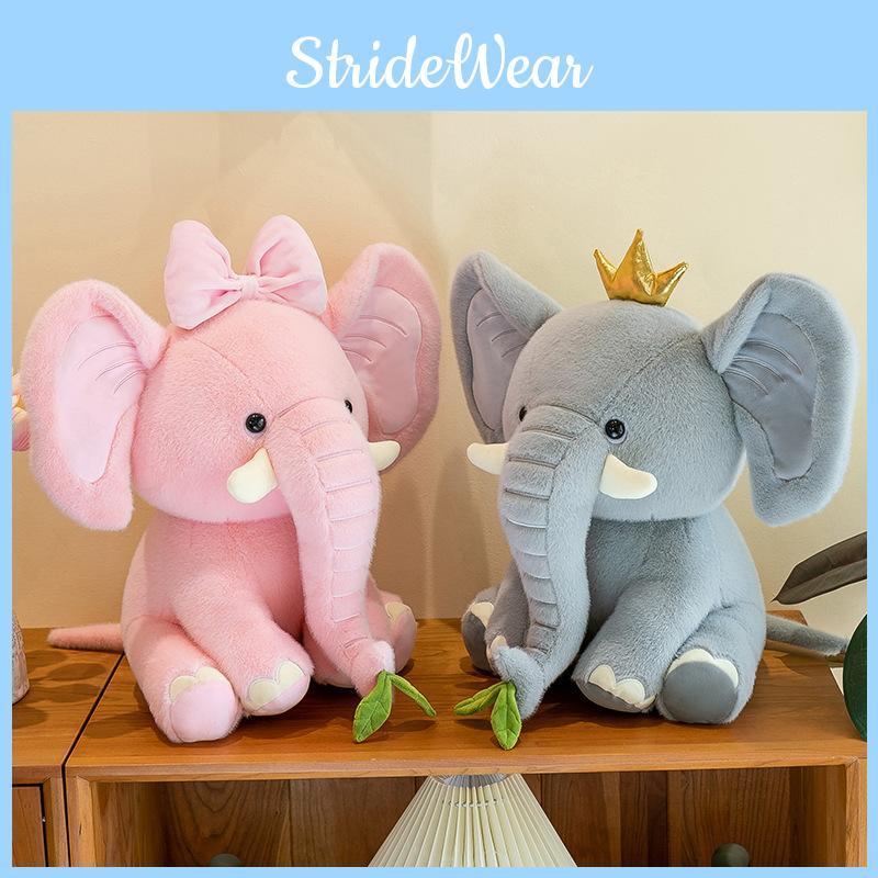 Elephant Plush Doll Animal Stuffed Toy Sleep Companion Room Decoration Kid Gift