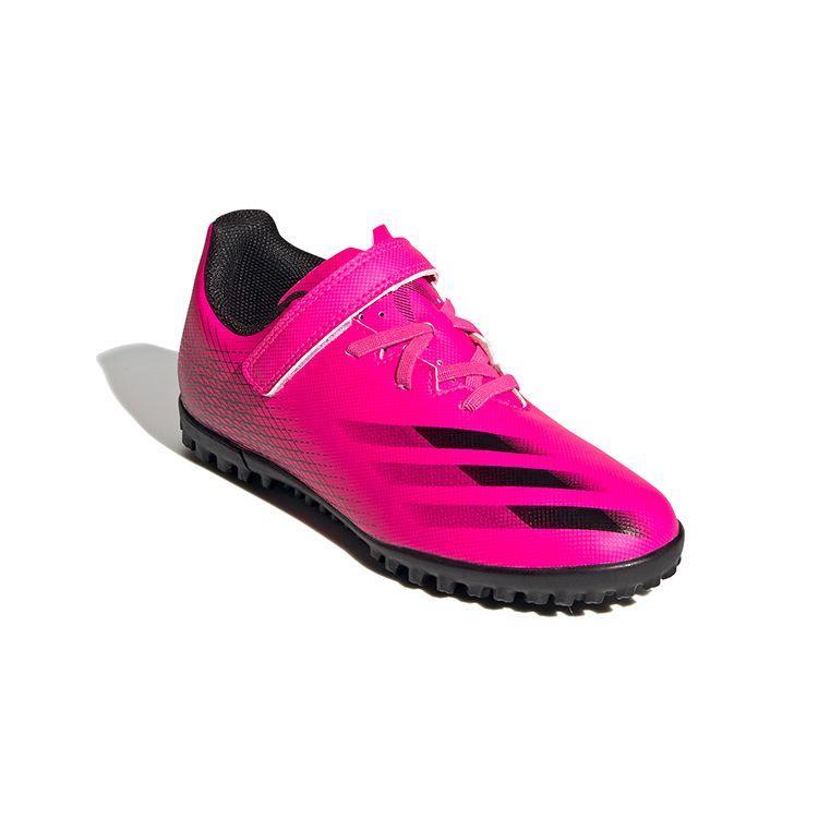 adidas X Ghosted.4 Hook & Loop TF J Superspectral Pack Детские кроссовки Фиолетовый Team-College-Фиолетовый Core-Черный FZ3750