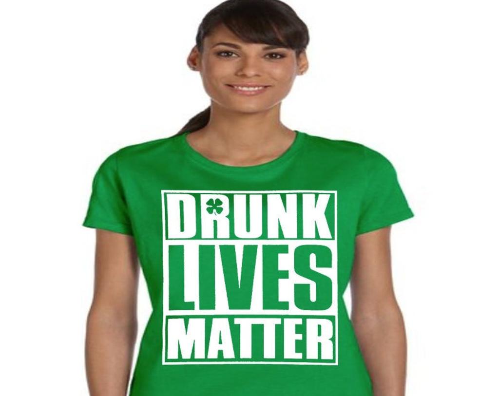 Funny St Patricks Day T-shirt Women Ladies Irish Drinking