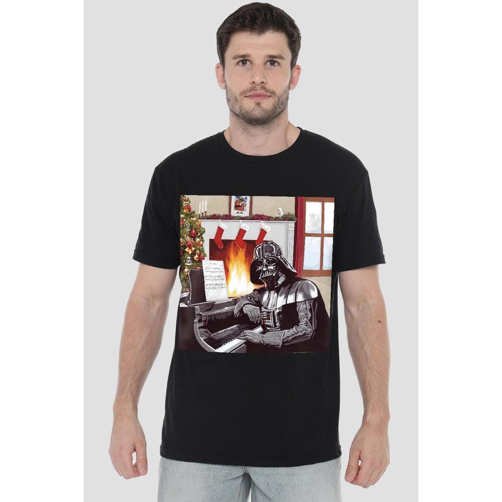 STAR WARS Мужская футболка Christmas Carols Darth Vader