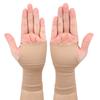 1 Pair Set Wrist Protective Brace Carpal Tunnel Support Fingerless Arthritis GlovesSkin Color